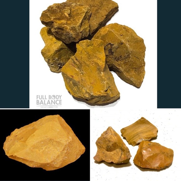 Earth Stone 3 piece Set: NWOT I think it was hand crafted by a local artist - Picture 13 of 17